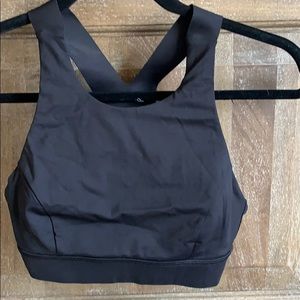 Black LULULEMON Sports bra